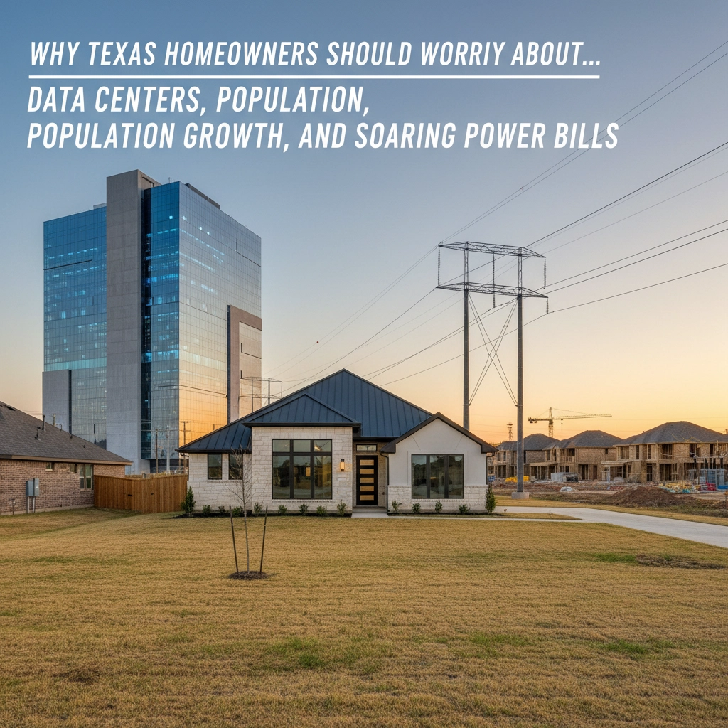 Why Texas Homeowners Should Worry About Data Centers, Population Growth, and Soaring Power Bills