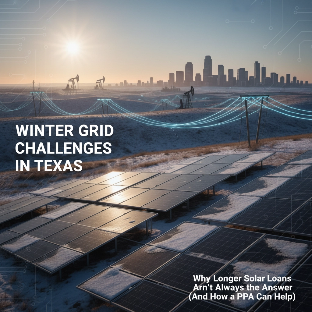 Winter Grid Challenges in Texas: Why Longer Solar Loans Aren't Always the Answer (And How a PPA Can Help)